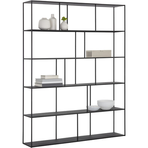 Eiffel Black Bookcase, Extra Large